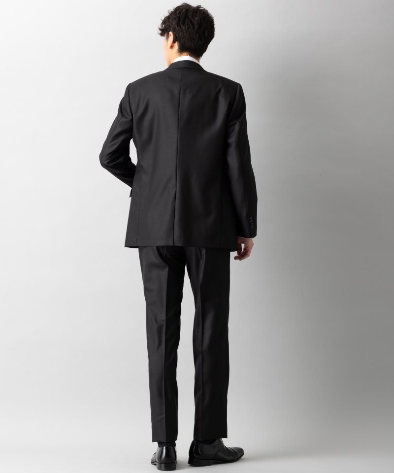Select Shop スリムフィットシャイニースキンスリーピーススーツ