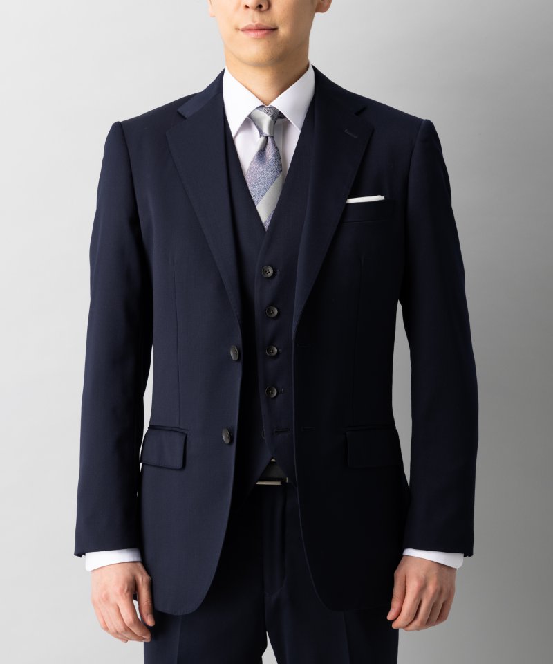 P.S.FA ベネシャンスリーピーススーツ ネイビー系 | 結婚式パーティー