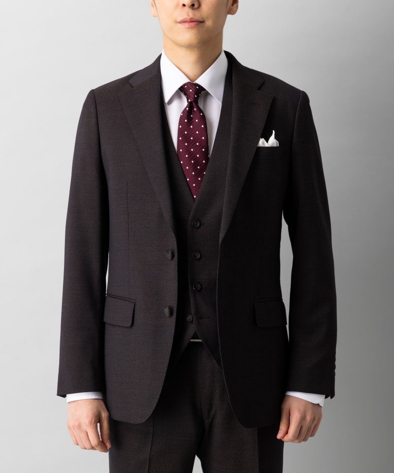SUIT SELECT スーツセレクト レギュラーフィットスリーピーススーツ