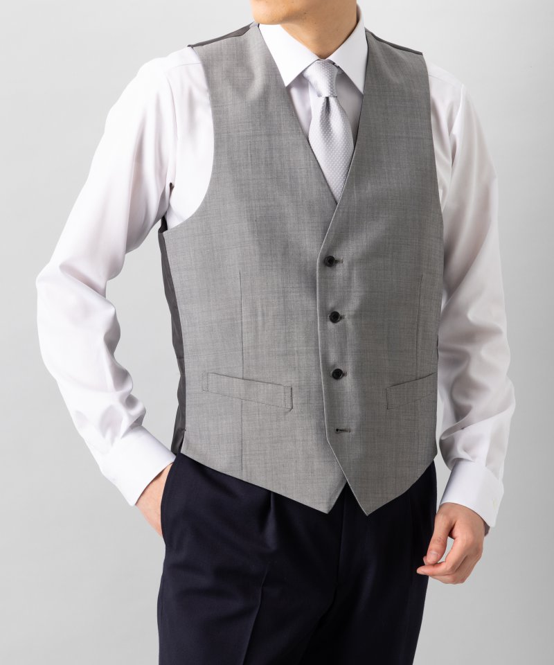 SUIT SELECT スーツセレクト レギュラーフィットウールスリーピース