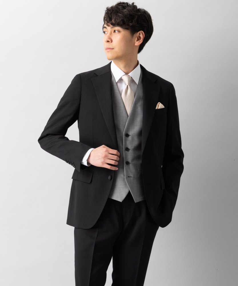 SUIT SELECT スーツセレクト レギュラーフィットスリーピーススーツ