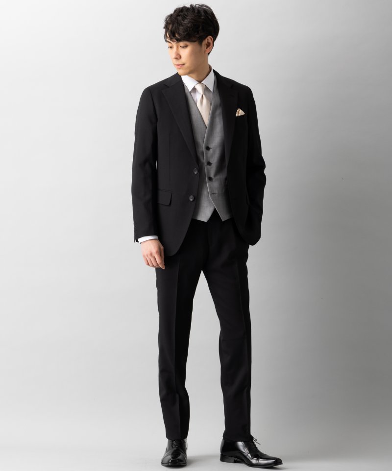 SUIT SELECT スーツセレクト レギュラーフィットウールスリーピース