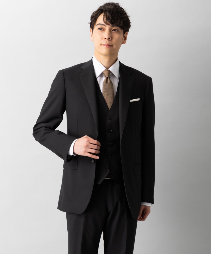 SUIT SELECT スーツセレクト スリムフィットスリーピーススーツ