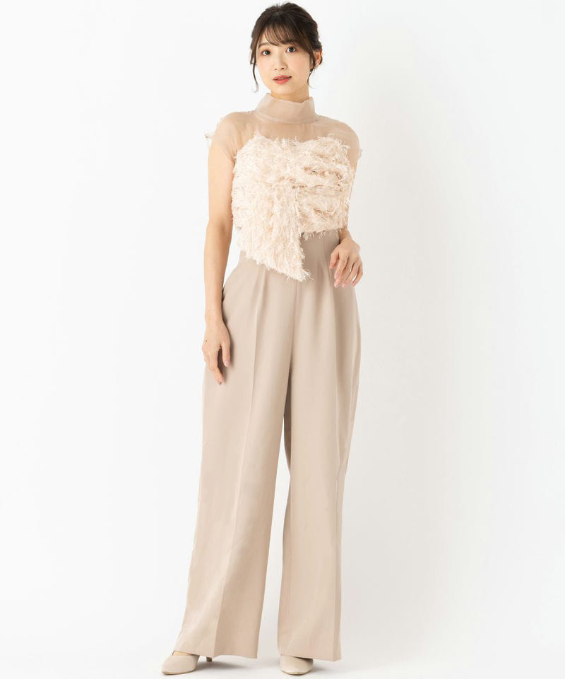 LAGUNAMOON ラグナムーン LADYカットジャガードベアパンツドレス