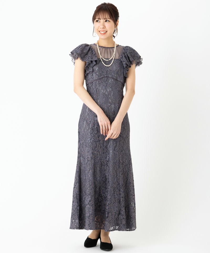 MERCURYDUO マーキュリーデュオ レースドッキングマーメイドドレス 