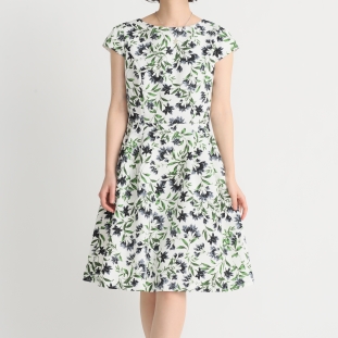 TOCCA トッカ FREESIA ワンピース その他 x ホワイト系 x グリーン系