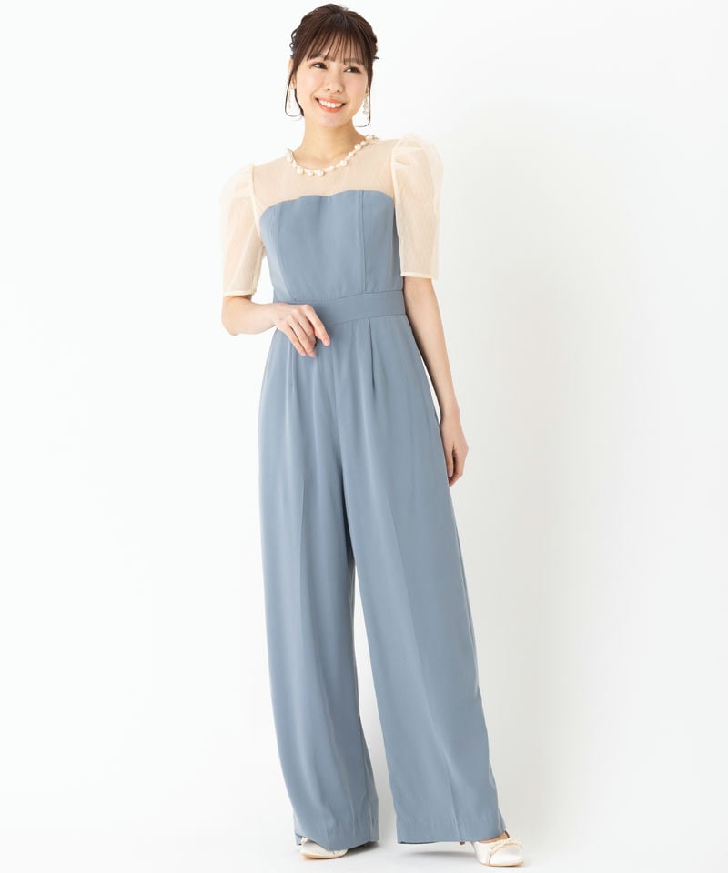 LAGUNAMOON ラグナムーン LADYパールネックパンツドレス その他 x