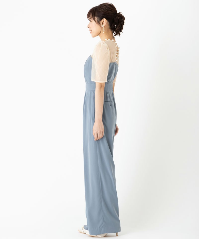 LAGUNAMOON ラグナムーン LADYパールネックパンツドレス その他 x
