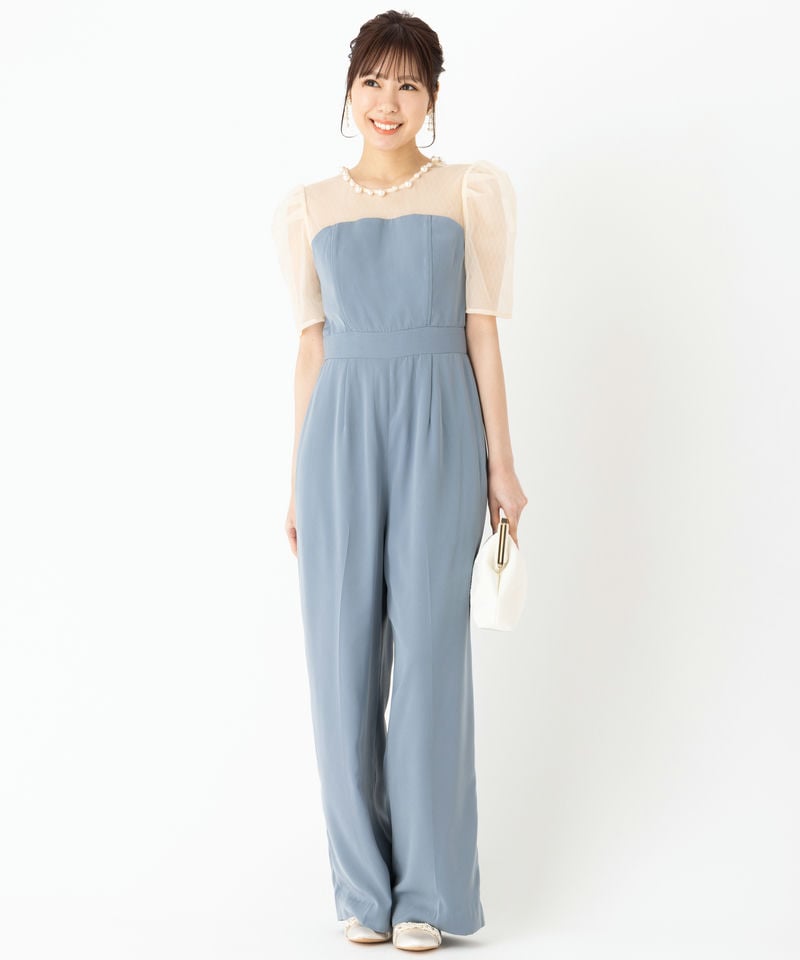 LAGUNAMOON ラグナムーン LADYパールネックパンツドレス その他 x