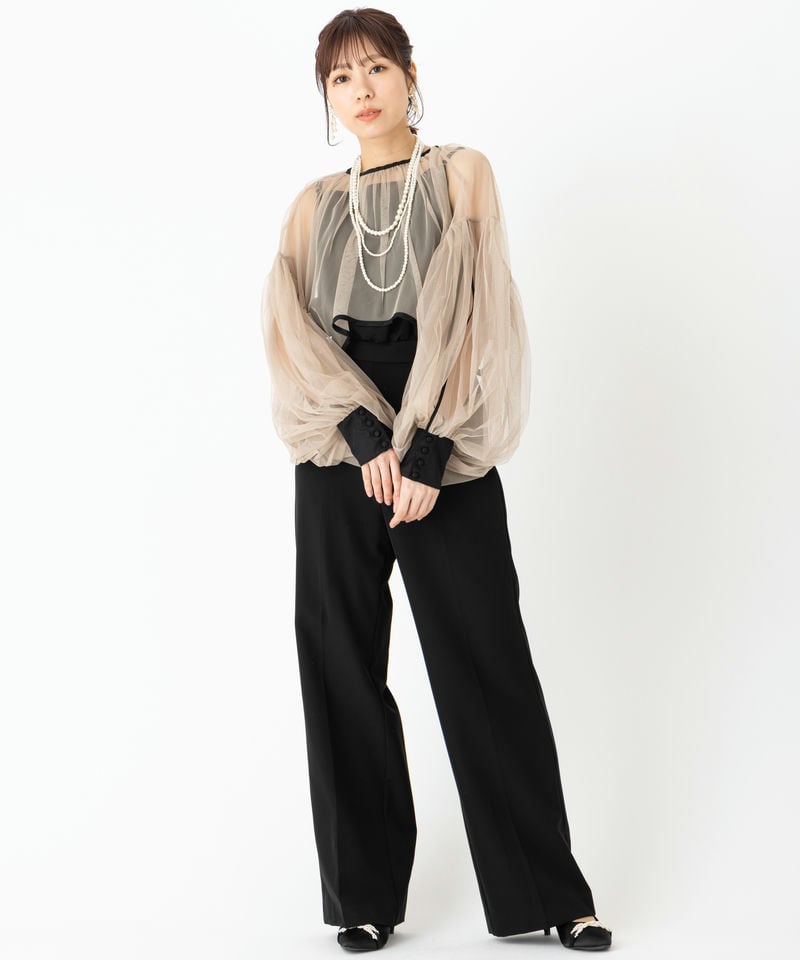 Ameri VINTAGE アメリヴィンテージ チュールベールセットアップドレス