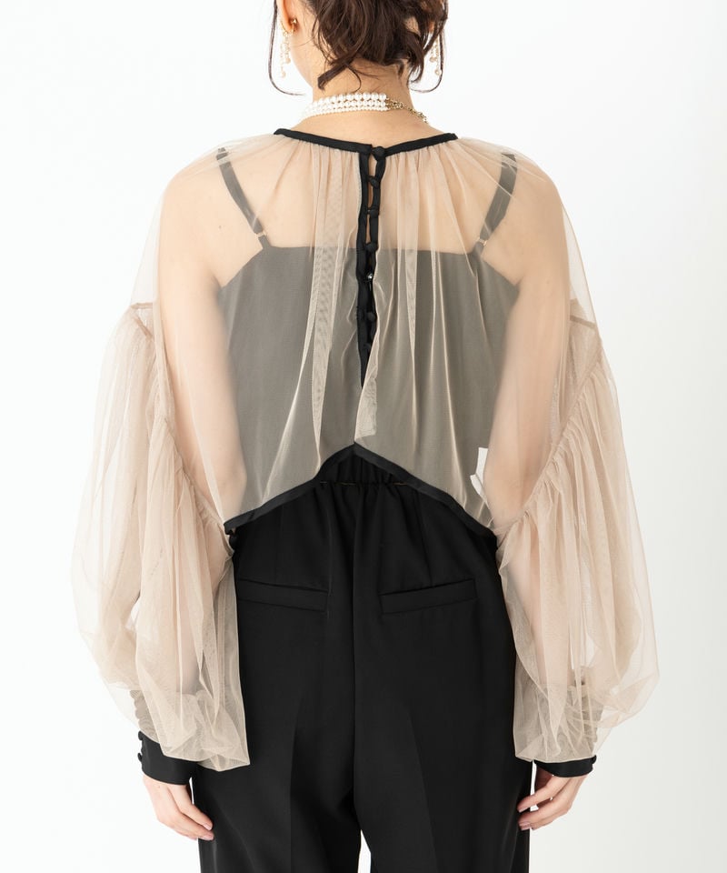 Ameri VINTAGE アメリヴィンテージ チュールベールセットアップドレス