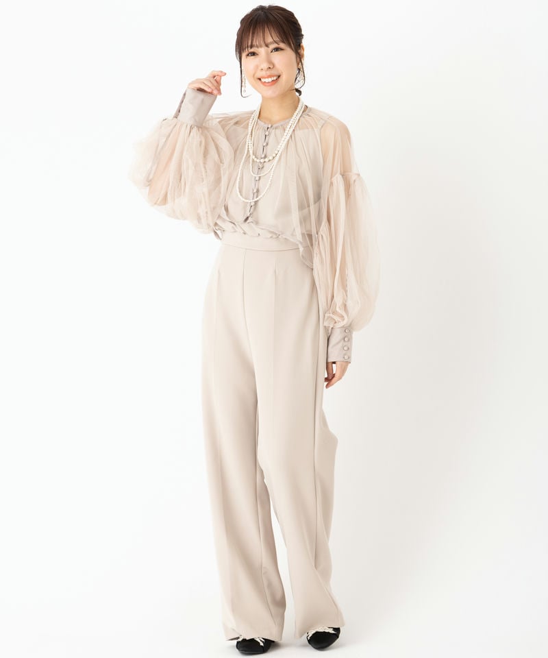 【アメリ】チュール 2WAYドレスセットM 美品 セットアップ Ameri VINTAGE アメリヴィンテージ チュールベールセットアップドレス