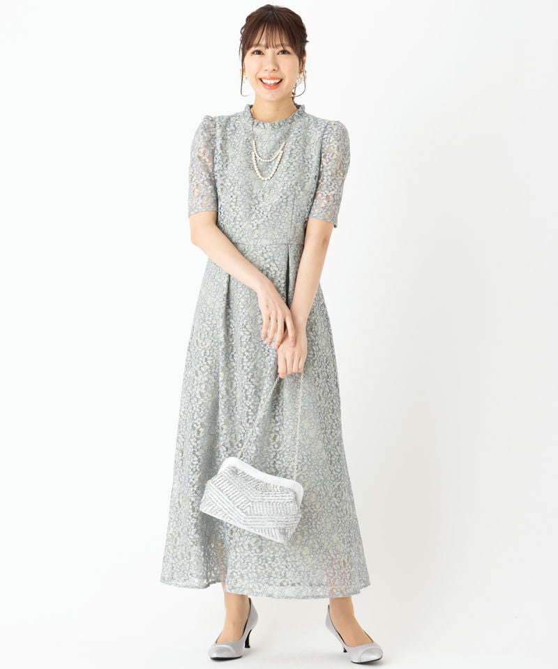 SHIPS シップス コードレースドレス その他 x グリーン系 | 結婚式 