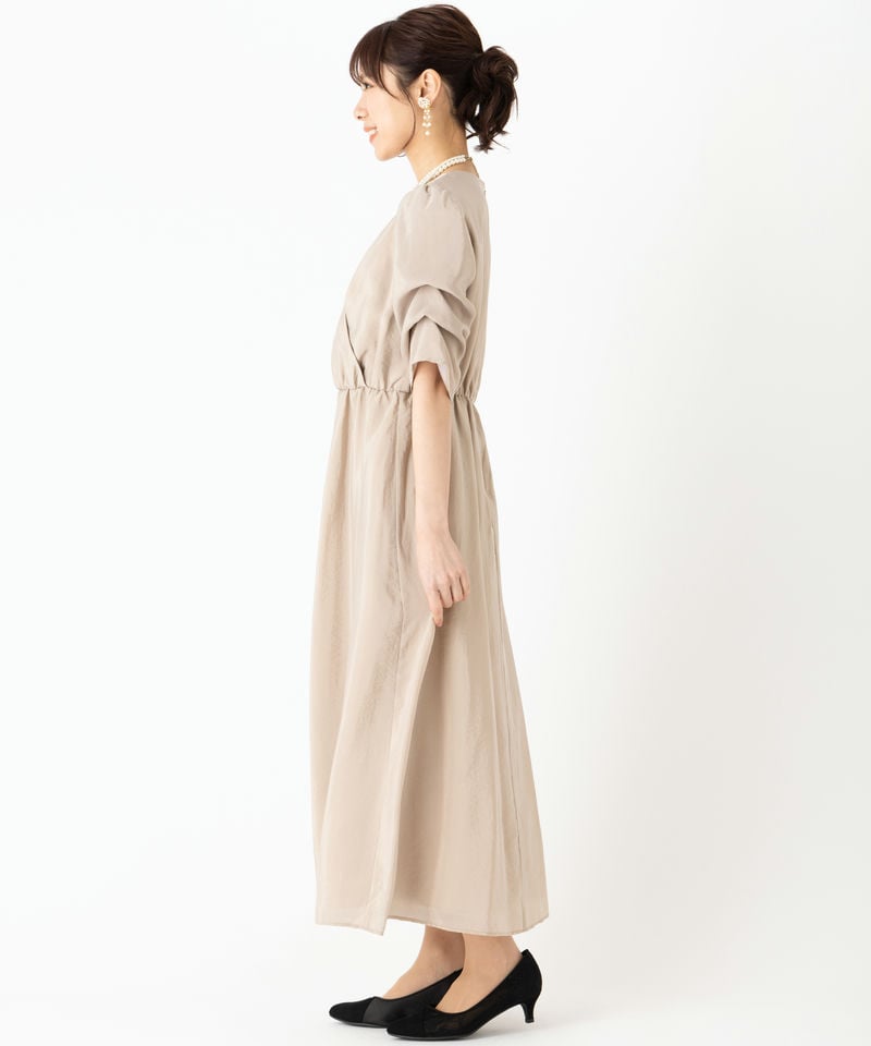kaene カエン レースカシュクールドレス ベージュ系 | 結婚式