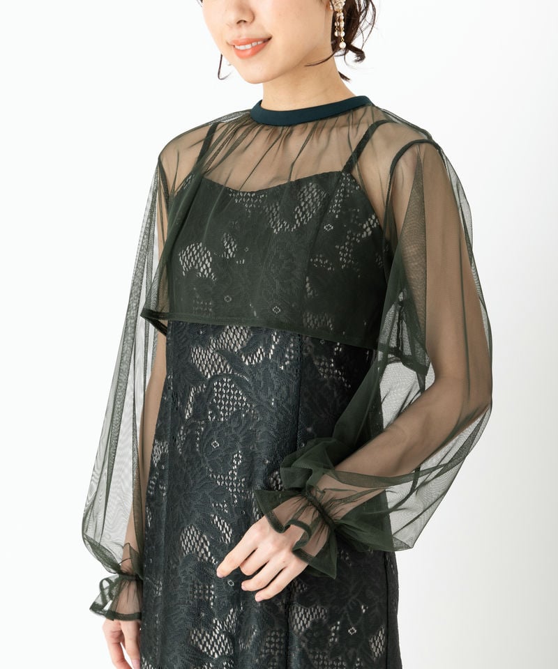 Dorry Doll ドリードール シフォンブラウスセットメニ―ウェイドレス