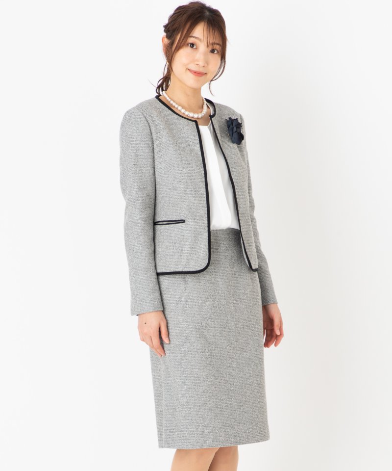 green label relaxing 【プレミアムスーツ3点SET】Dツイードジャケット