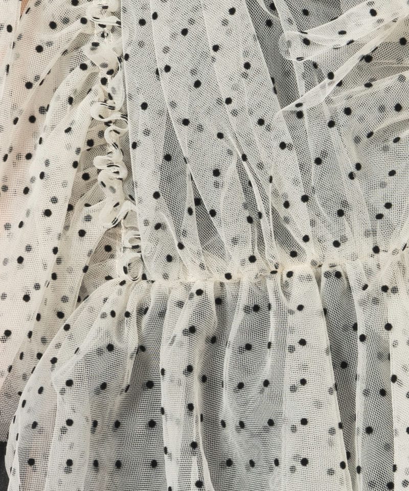 LilyBrown リリーブラウン チュールビスチェセットパンツドレス 