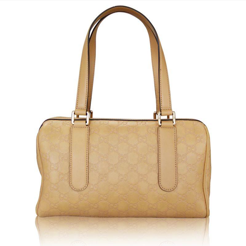 GUCCI グッチ GG柄 グッチシマ ミニボストンバッグ ベージュ系 | 結婚