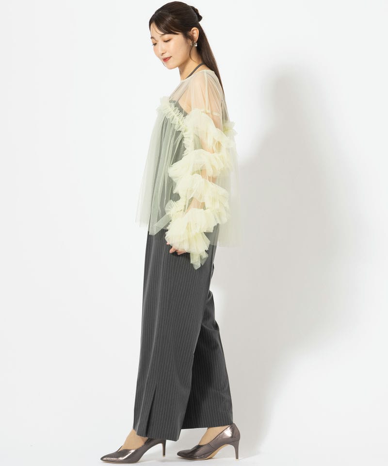 ANDRESD アンドレスド デコラティブチュールトップス&ダブルクロス