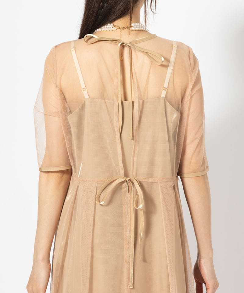 kaene カエン シャンブレードッキングドレス その他 x オレンジ系