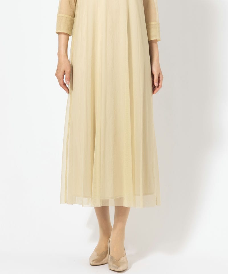 Aimer エメ ラメチュールAラインドレス イエロー系 | 結婚式パーティー