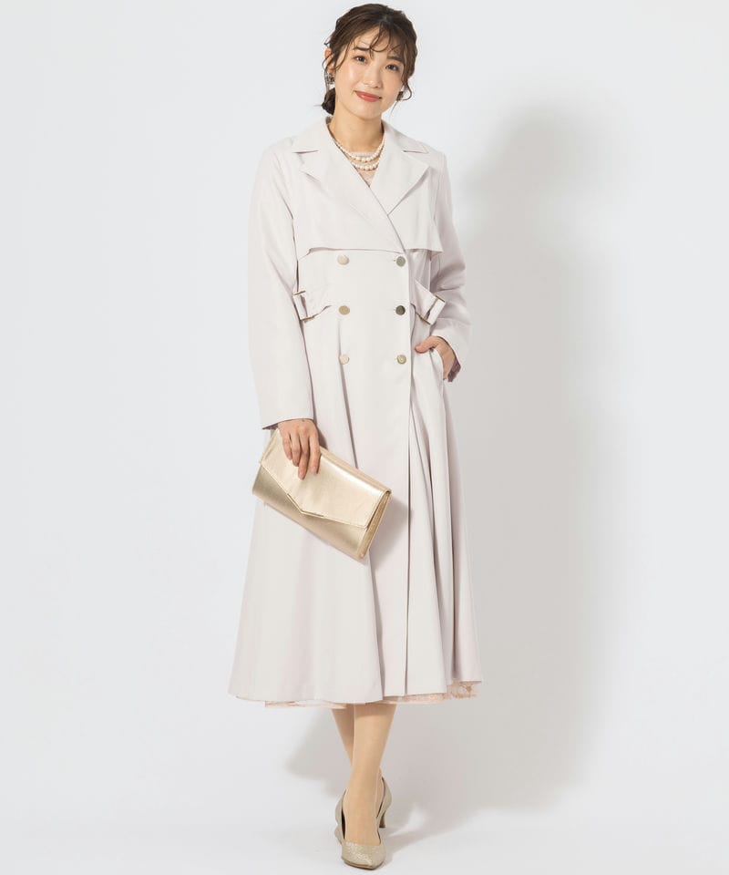JILL STUART ジルスチュアート プリンセスライントレンチコート ピンク