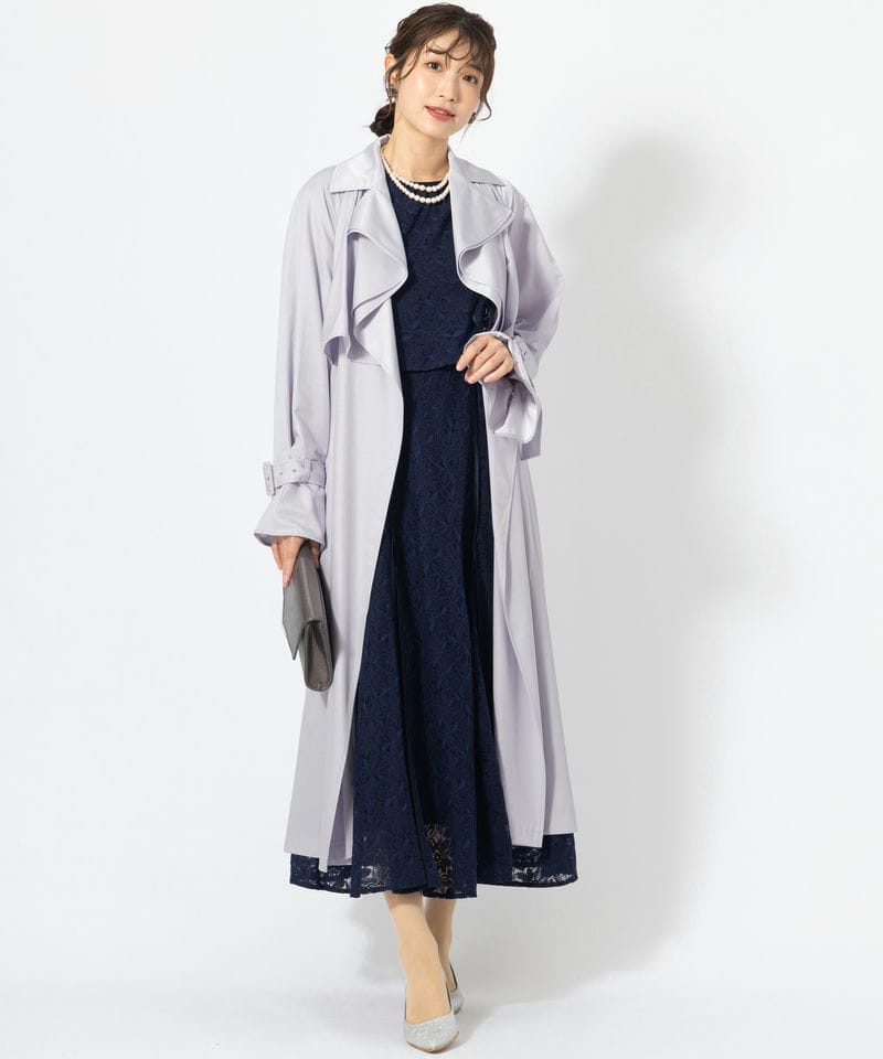 SNIDEL スナイデル サスティナブルレイヤードグロストレンチコート