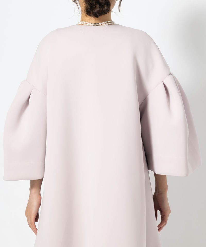 CELFORD セルフォード ボリュームスリーブポンチコート パープル系