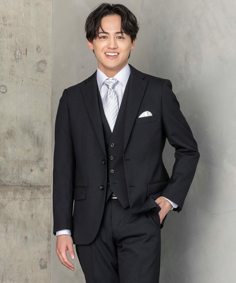 Select Shop 【7点セット】[247370]シャドーストライプ・スリム