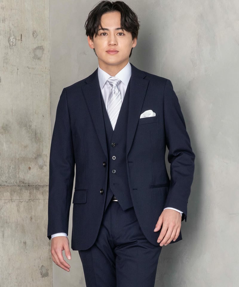 Select Shop 【7点セット】[247370]シャドーストライプ・スリム