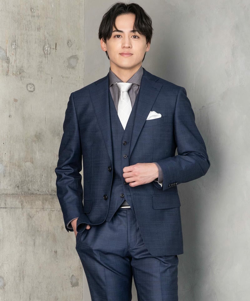 Select Shop [250211]グレンチェック・スリムスリーピーススーツ