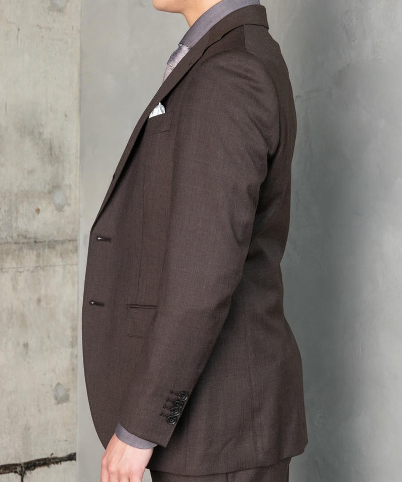 P.S.FA 【REDA】TRANS CONTINENTS・ウールスリーピーススーツ ブラウン