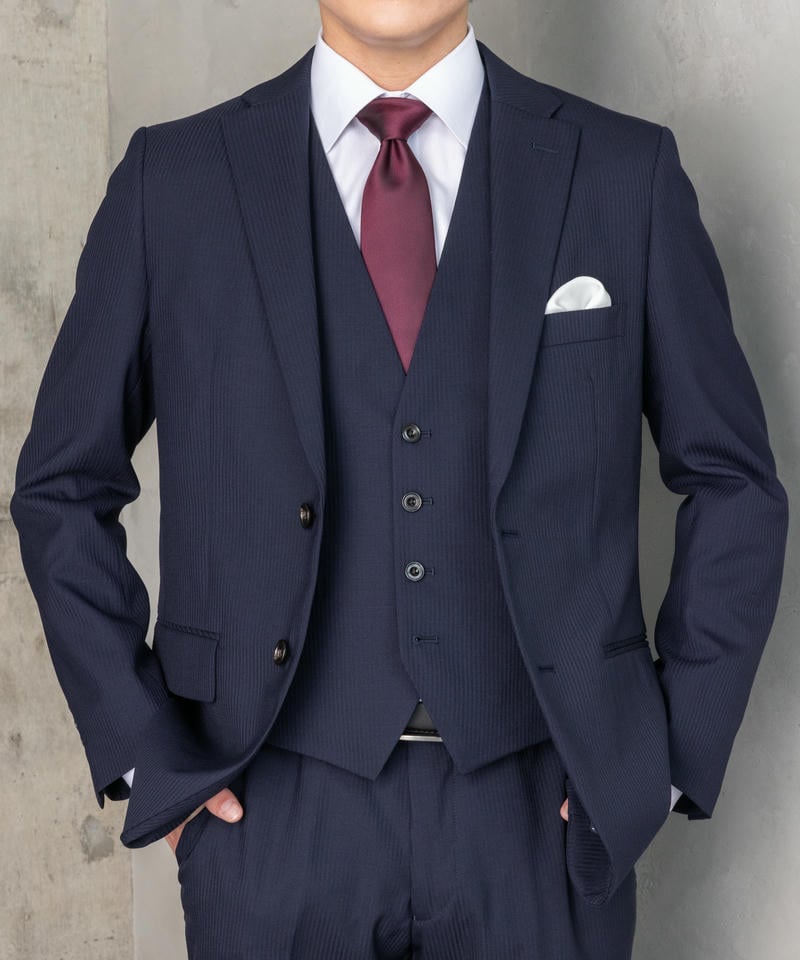 Select Shop 【7点セット】[247370]シャドーストライプ・スリム