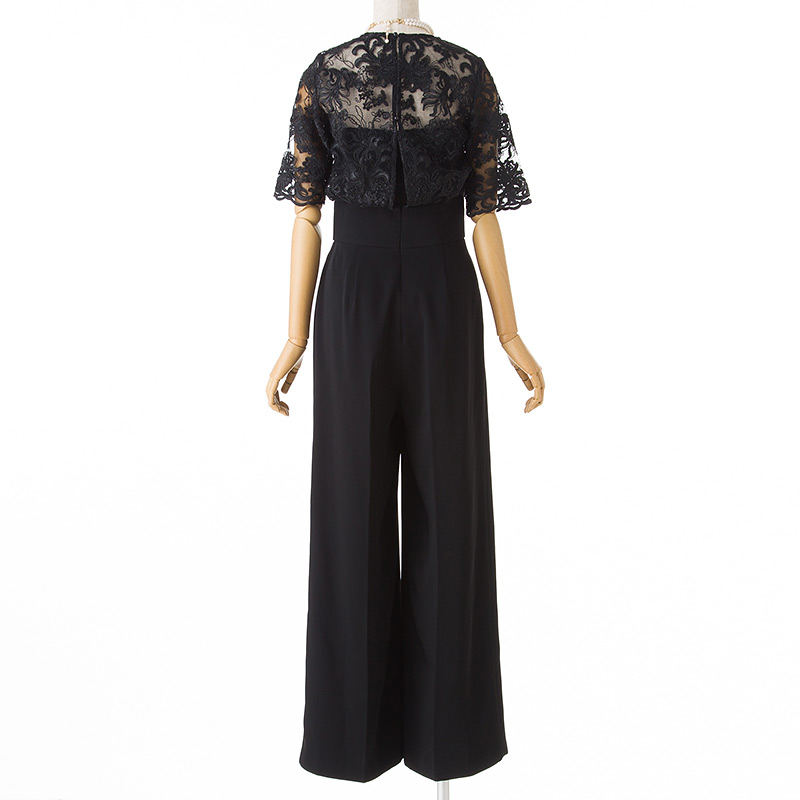 LAGUNAMOON ラグナムーン LADYオーバーレースワイドパンツドレス