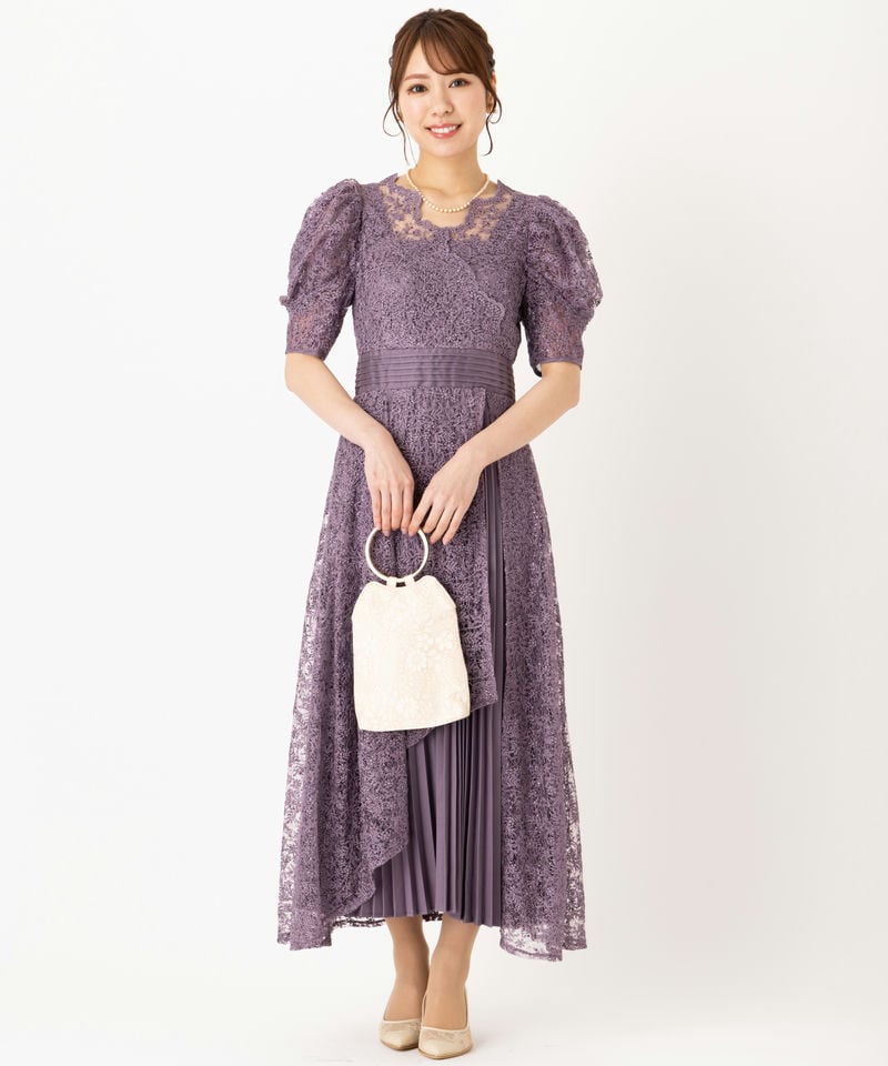 LilyBrown リリーブラウン カシュクールフラワーレースドレス その他 x LilyBrown リリーブラウン カシュクールフラワーレースドレス その他 x