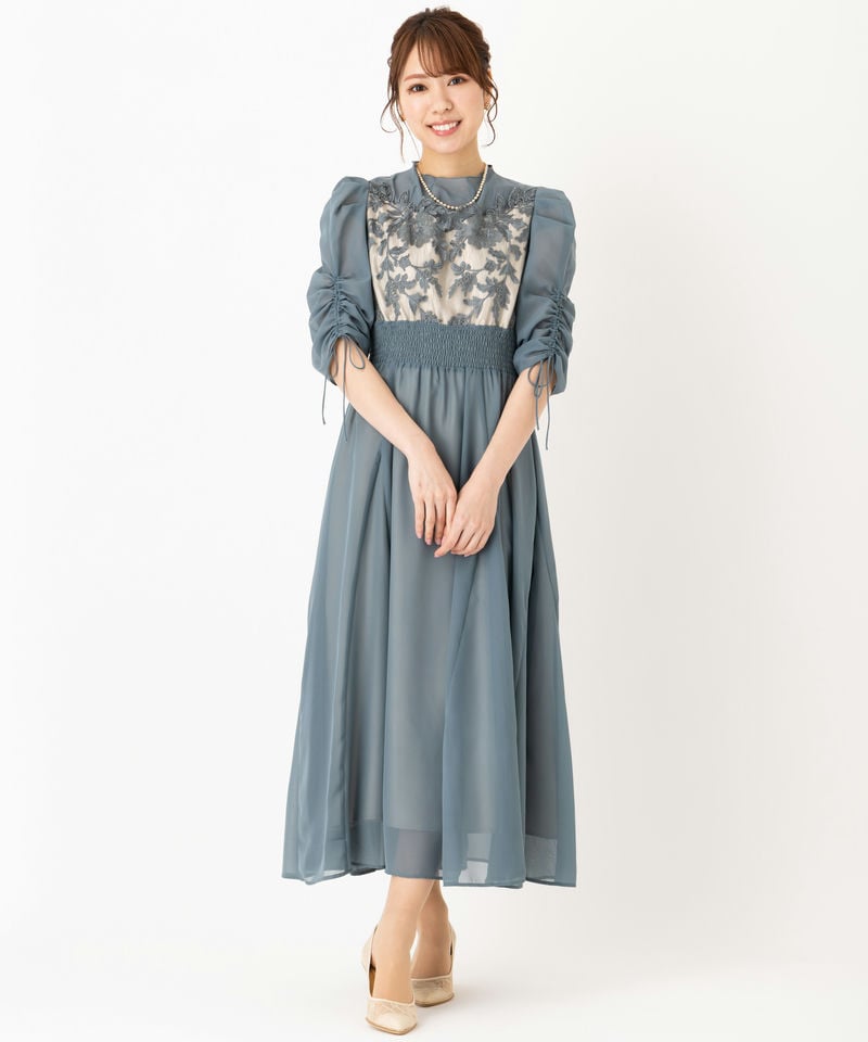 Dorry Doll ドリードール フラワーレース×オーガンジードレス その他 x