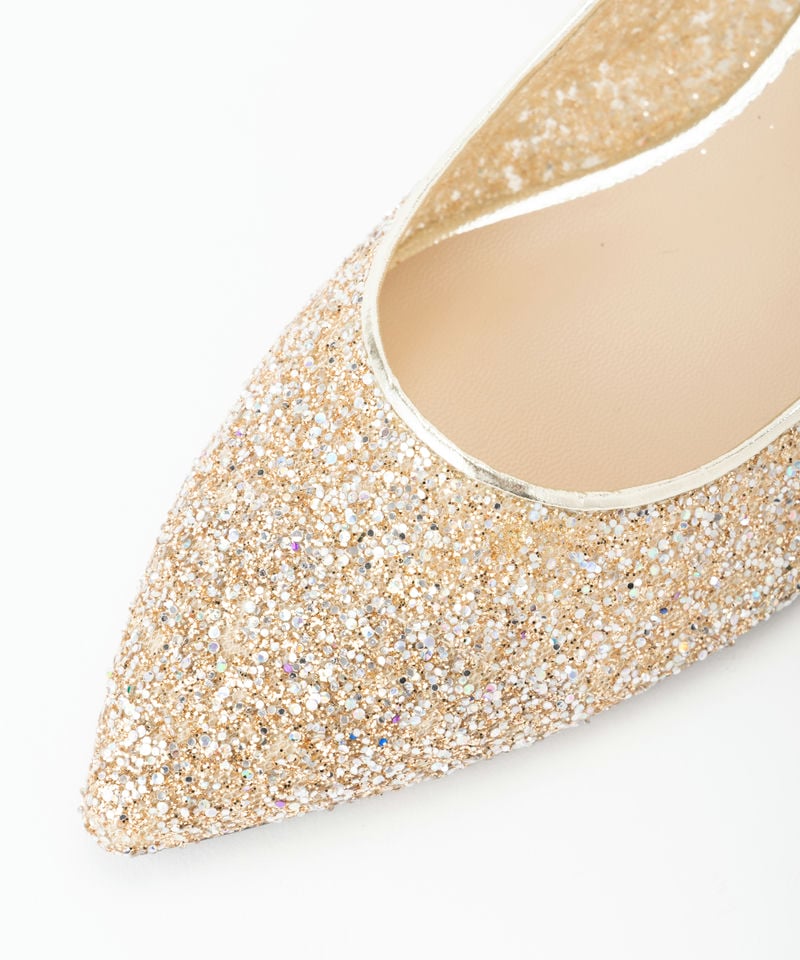 DIANA ダイアナ グリッターチュールフラットシューズ その他 x