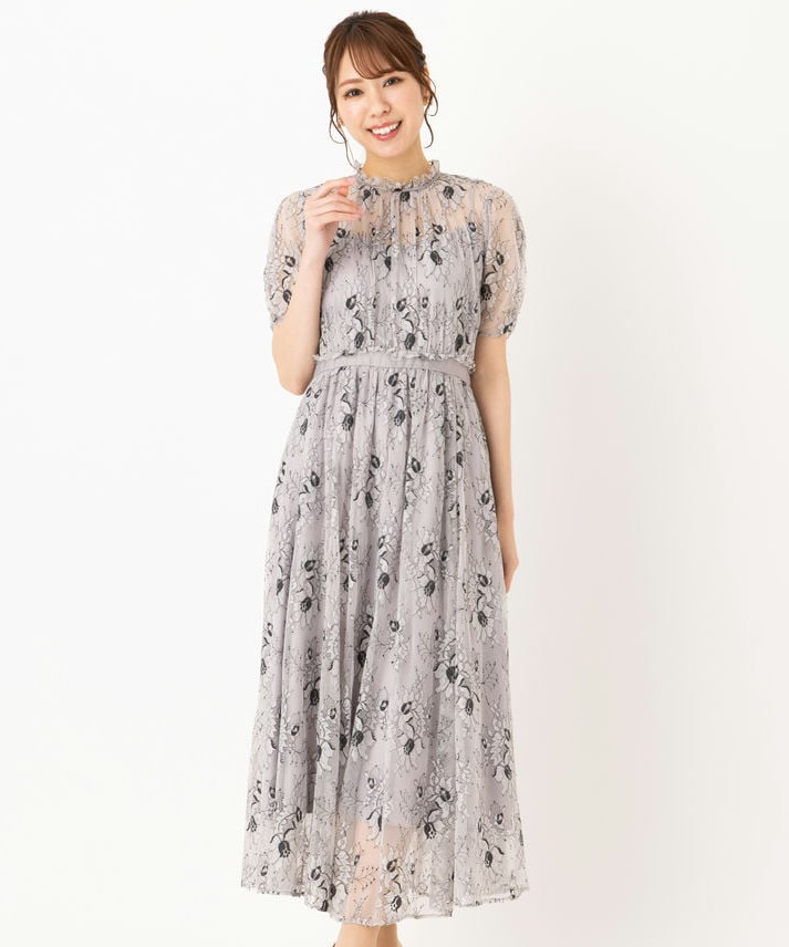 JILL STUART ジルスチュアート バイカラーレースドレス その他 x