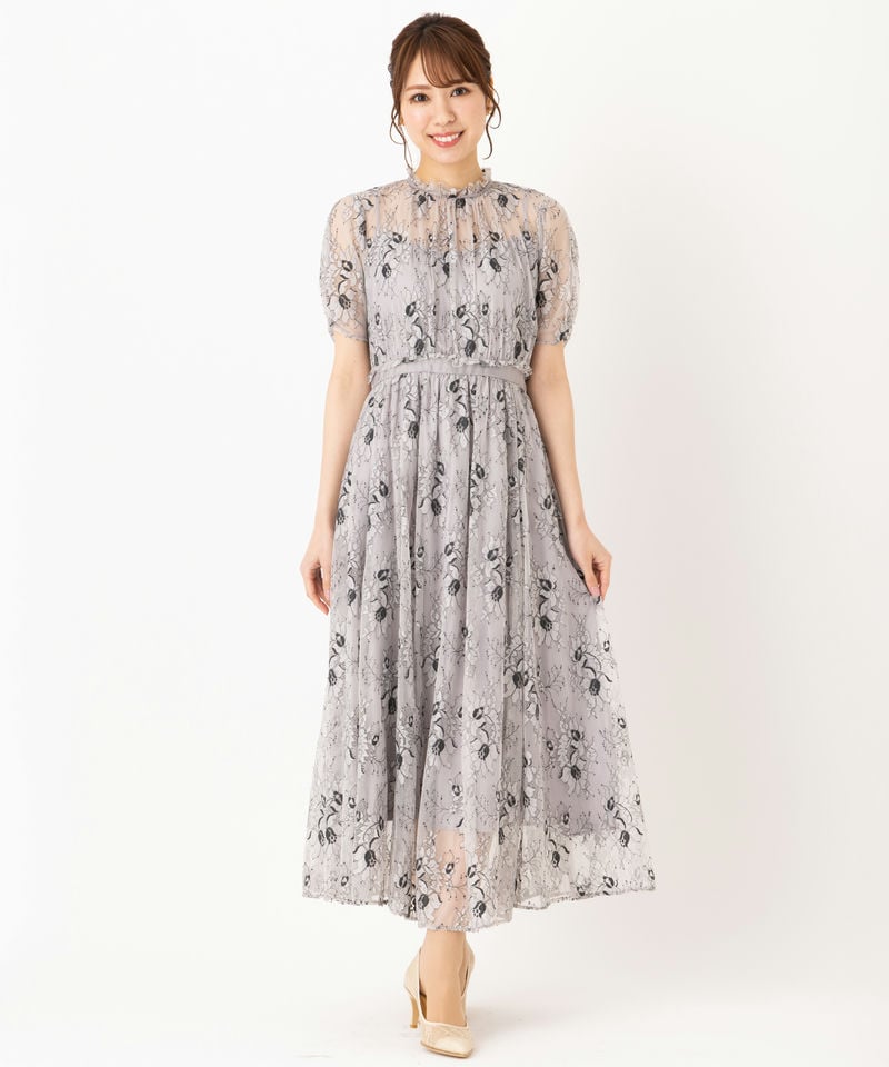 JILL STUART ジルスチュアート バイカラーレースドレス その他 x