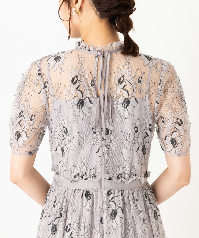 JILL STUART ジルスチュアート バイカラーレースドレス その他 x