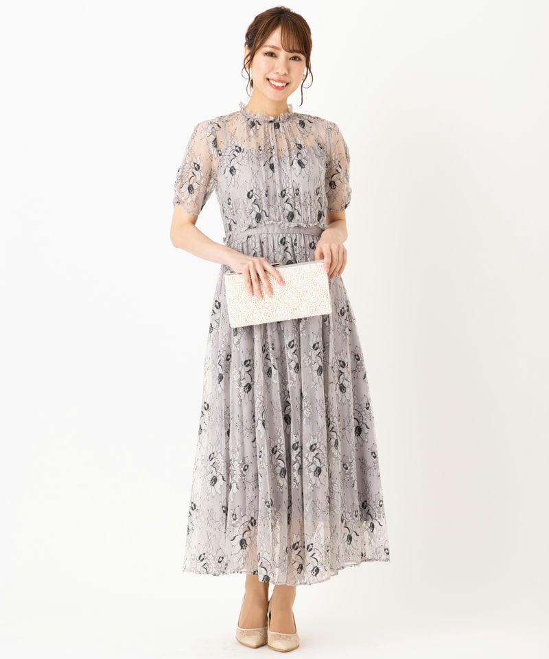 JILL STUART ジルスチュアート バイカラーレースドレス その他 x