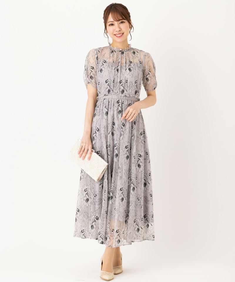 JILL STUART ジルスチュアート バイカラーレースドレス その他 x