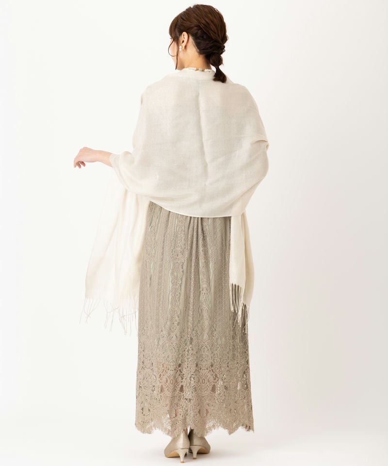 ADAM ET ROPE' 【ドレス3点SET】アダムエロぺ チュールパネルレース