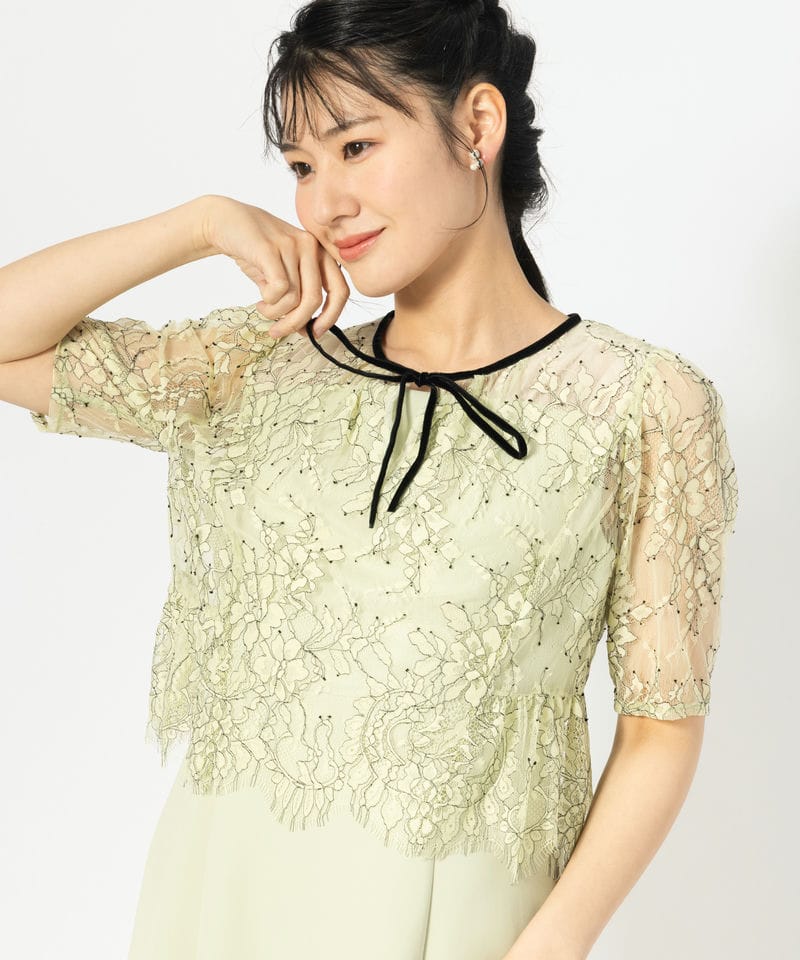 CELFORD セルフォード レースブラウスセットマーメイドドレス ブラック