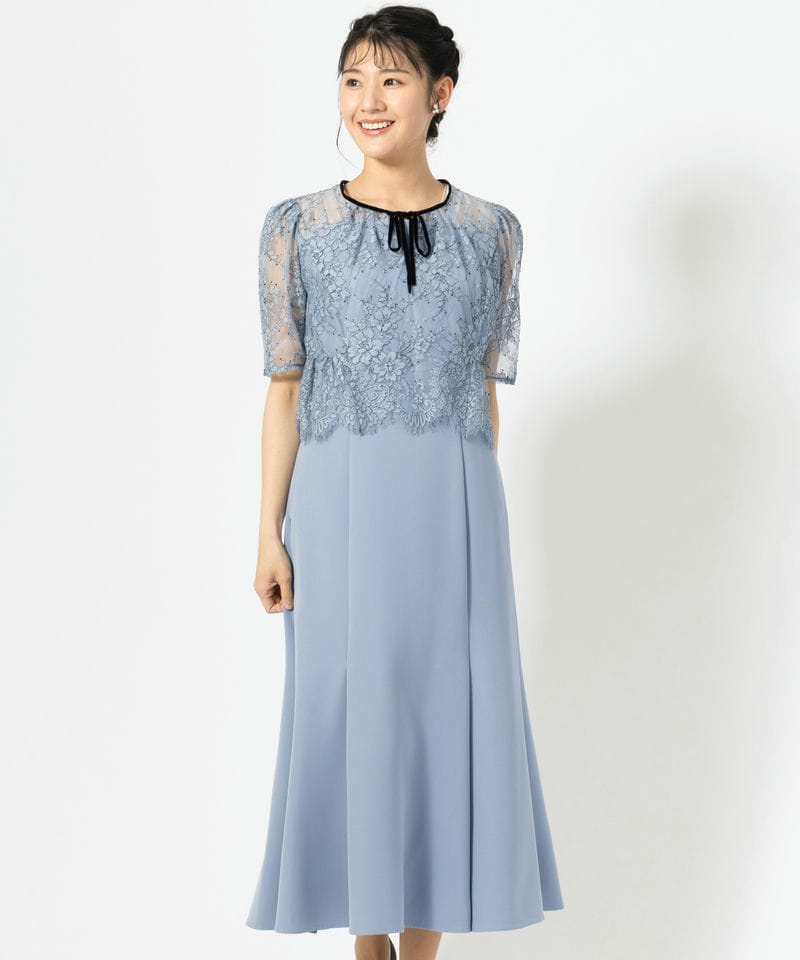 CELFORD セルフォード レースブラウスセットマーメイドドレス ブラック