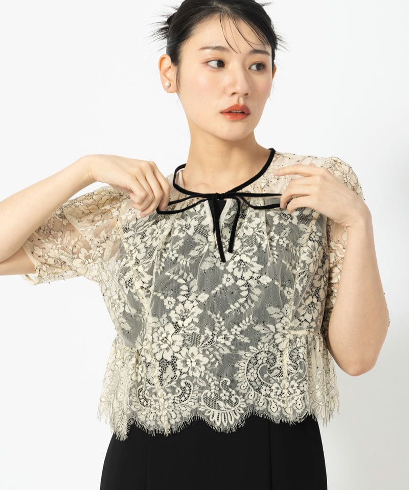 CELFORD セルフォード レースブラウスセットマーメイドドレス ブラック