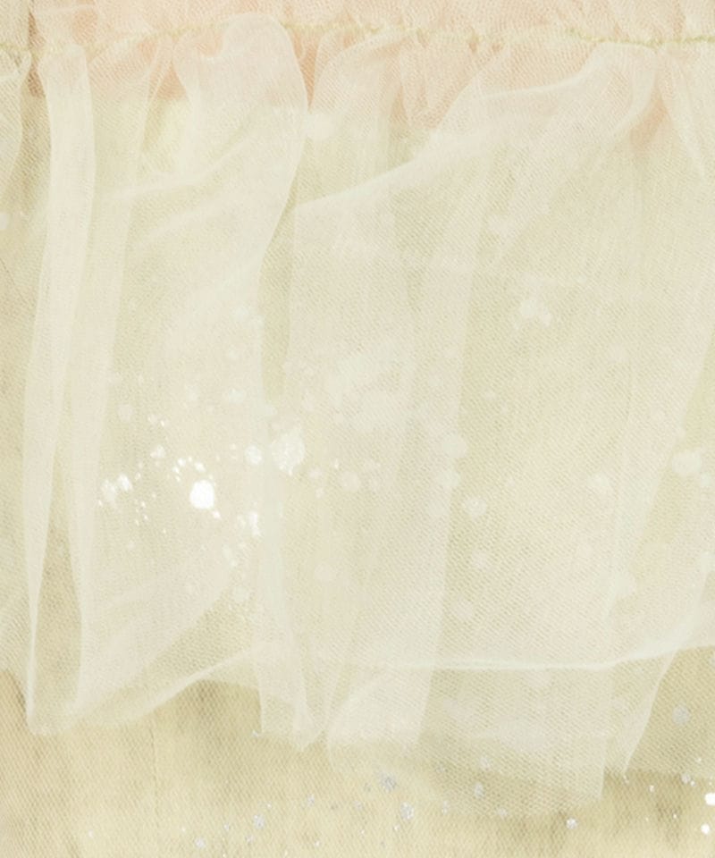 Leja レジャ チュールフリルボレロペイントマーメイドドレス グリーン