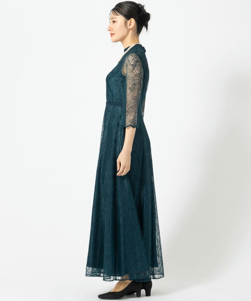 form forma 【マザーズドレス】フォルムフォルマ リーフレースロング