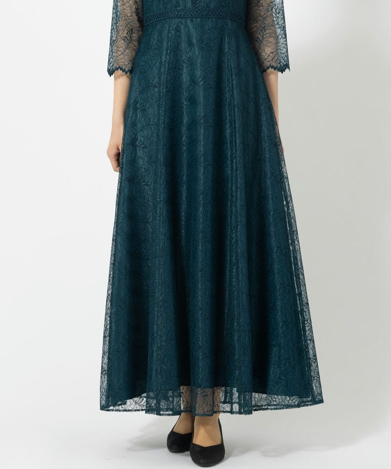 form forma 【マザーズドレス】フォルムフォルマ リーフレースロング