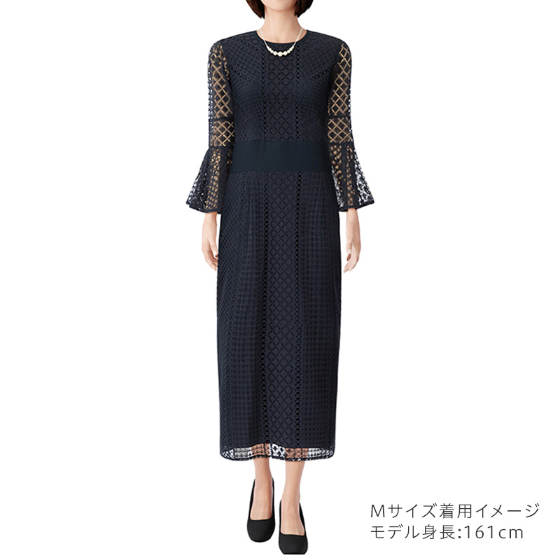 LAGUNAMOON ラグナムーン LADYダイヤレースドレス ネイビー系 | 結婚式